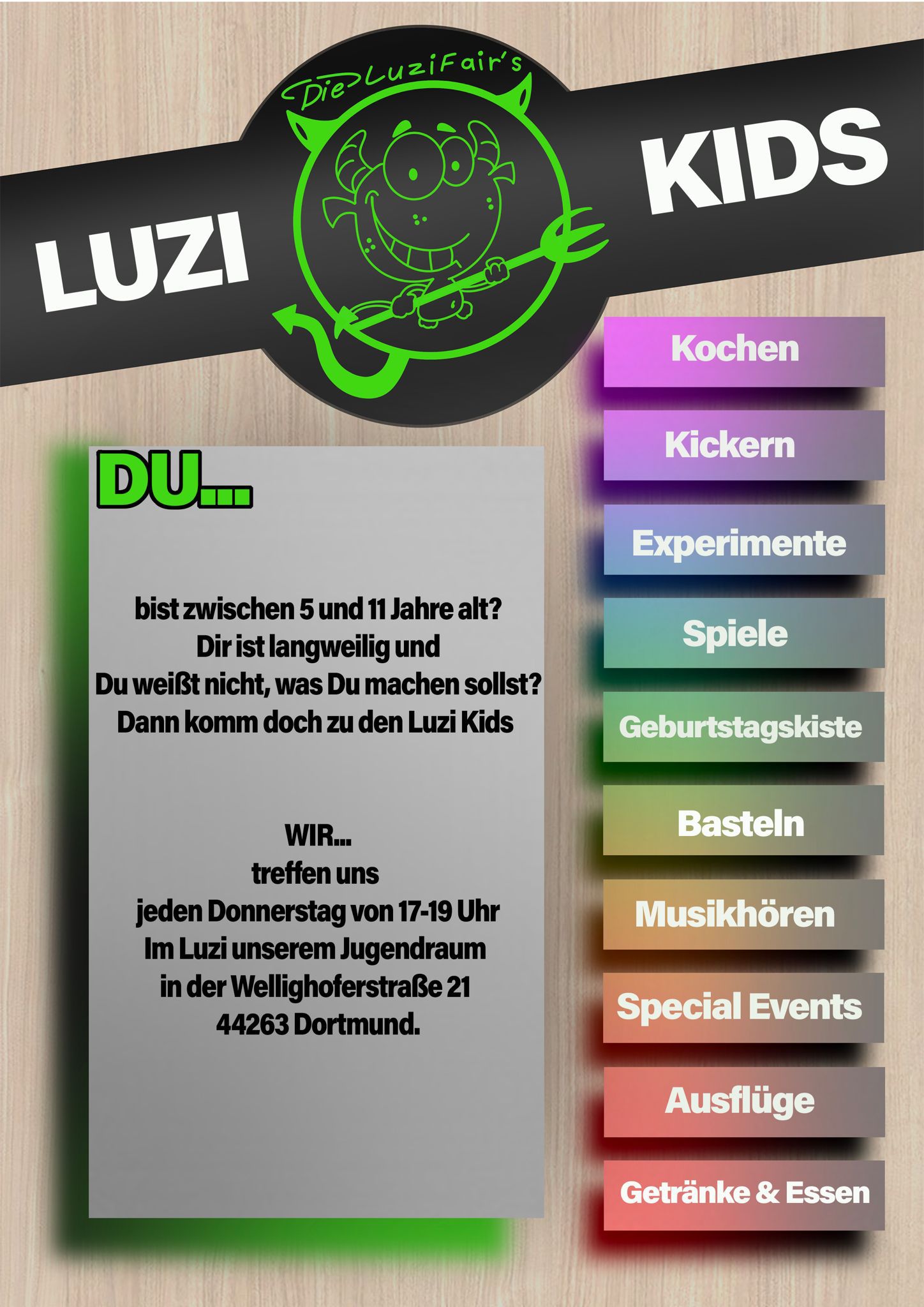 Flyer Kindergruppe – LuziKids